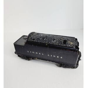 Vintage Lionel Lines 6466W Early Coal Black Tender Model Train